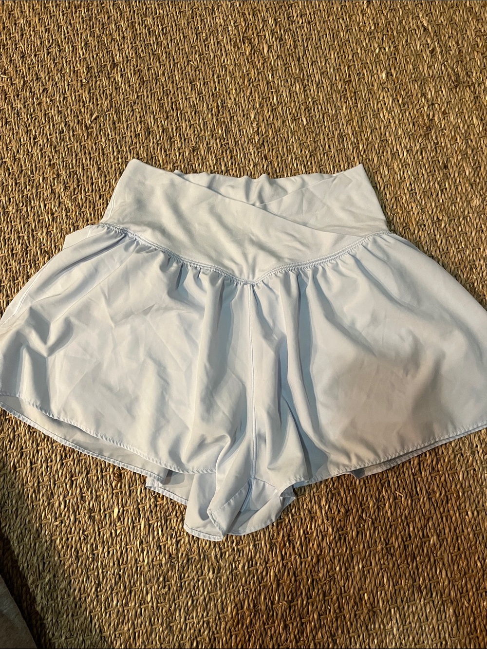 Aerie Offline Light Blue Women's High-Waist Active Shorts